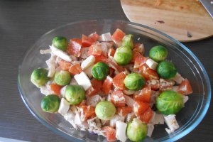Pui cu legume si portocale