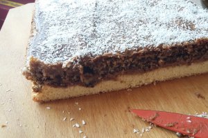 Prajitura cu nuca si crema de ciocolata