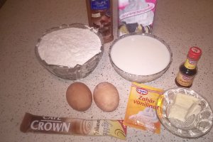 Clatite cu ciocolata si cappuccino