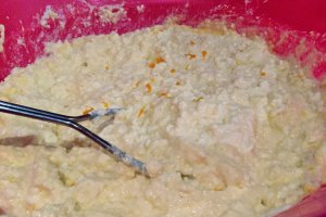 Prajitura cu branza dulce, urda si portocale