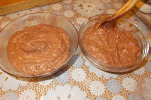 Prajitura cu foi cu nuca si crema de ciocolata