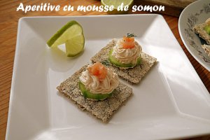 Aperitive cu somon