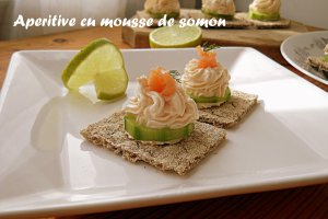 Aperitive cu somon