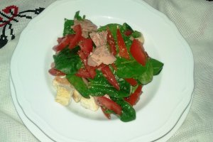 Salata cu spanac si ton