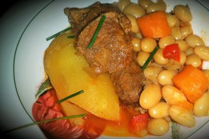 Gulas cu fasole noua - Bob gulas
