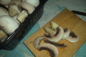 Ciulama de pui cu ciuperci