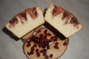 Chec din albusuri cu merisoare
