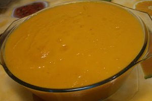Supa crema din bostan cu dovlecel