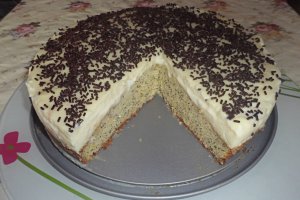Tort cu mac si portocale