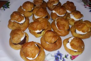 Choux a la creme facute acasa