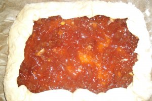 Placinta cu dulceata de pere
