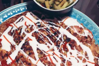 Okonomiyaki (Clatita Japoneza gigantica)