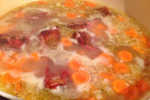 Scarita afumata cu orez si legume