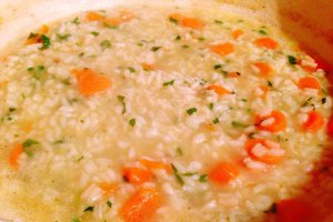Scarita afumata cu orez si legume