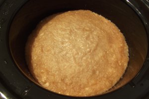 Budinca de mere cu aroma de migdale si scortisoara la slow cooker Crock-Pot 4,7 L