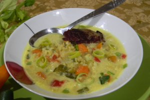 Supa cu salata iceberg