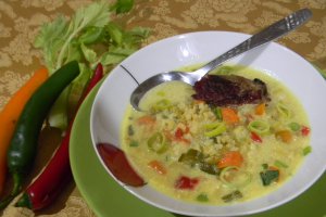 Supa cu salata iceberg