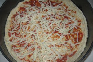Pizza cu ananas si piept de pui