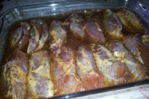 Friptura din carne frageda de porc cu bere la cuptor