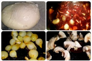 Oua posate cu sos bourguignon