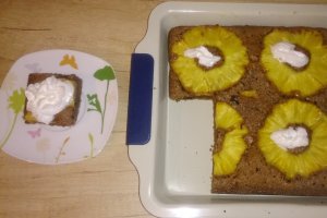 Negresa cu ciocolata si ananas