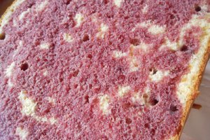 Pandispan cu fructe si crema fina de branza