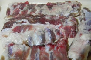 Costita picanta marinata in cidru - cu cartofi - la cuptor