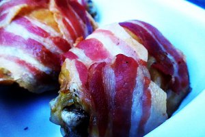 Pulpe pui in bacon la cuptor