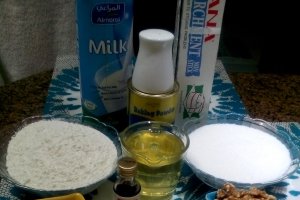 Prajitura in straturi cu scortisoara si nuca