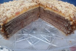 Prajitura in straturi cu scortisoara si nuca