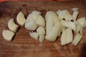 Mancare de fasole cu ciuperci
