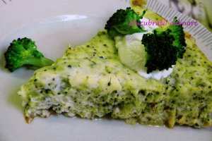 Sufleu de broccoli cu branza