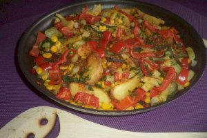 Legume stir-free la tava in cuptor
