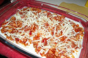 Lasagna cu piept de pui