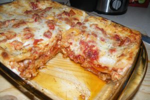 Lasagna cu piept de pui