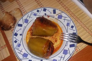 Ardei umpluti cu ciuperci