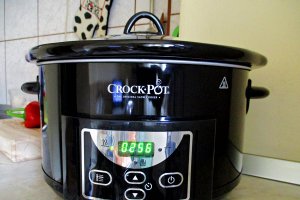 Supa picanta de ciuperci si branza tofu la slow cooker Crock-Pot 4,7 L