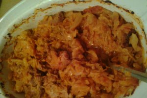 Varza acra calita cu carne de porc