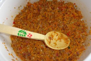 Tocana de legume cu orez si ciuperci
