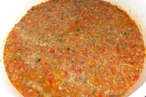 Tocana de legume cu orez si ciuperci