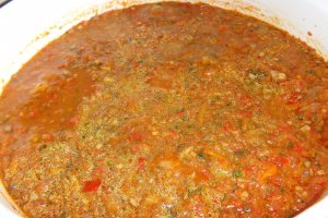 Tocana de legume cu orez si ciuperci