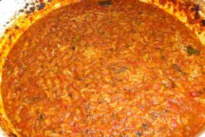 Tocana de legume cu orez si ciuperci