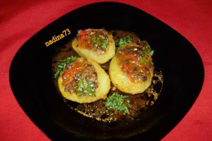 Cartofi umpluti cu ciuperci