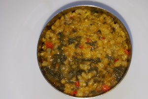 Mancare de urzici cu orez si ciuperci