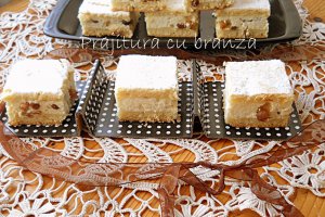 Prajitura frageda cu branza si stafide