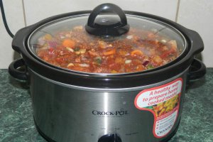 Carne de porc cu legume la slow cooker Crock-Pot