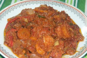 Carne de porc cu legume la slow cooker Crock-Pot
