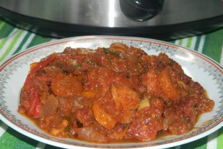 Carne de porc cu legume la slow cooker Crock-Pot