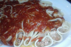 Paste "Osso Buco" umplute cu carne