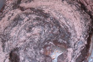 Biscuiti cu cacao si gem de prune(de post)